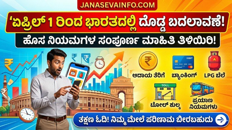 April 1st Rules 2026 India 2026 government update