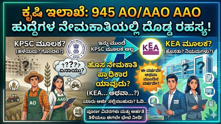 KEA AO AAO Recruitment 2026 agriculture officer jobs