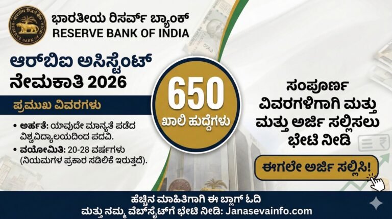 RBI Assistant Recruitment 2026 650 posts notification salary eligibility apply online