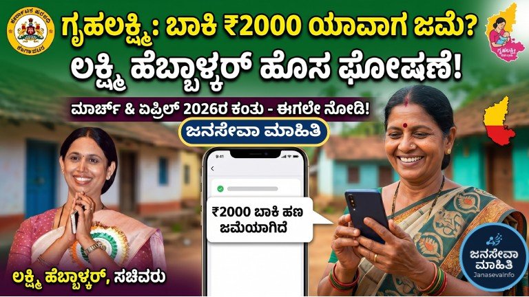 Gruha Lakshmi Scheme ಮಾರ್ಚ್ ಮತ್ತು ಏಪ್ರಿಲ್ ಬಾಕಿ ಹಣ ಬಿಡುಗಡೆ ಕುರಿತು ಸಚಿವೆ ಲಕ್ಷ್ಮೀ ಹೆಬ್ಬಾಳ್ಕರ್ ಘೋಷಣೆ