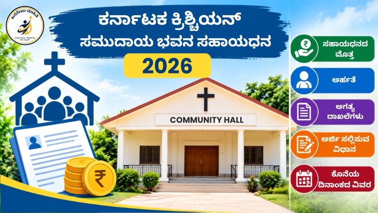 Karnataka Christian Community Hall Subsidy 2026